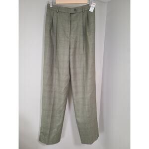 2004 Deadstock Talbots Pleated High Waisted Wool Academia Money Pants